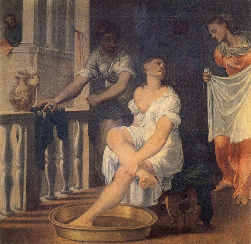 Domenico Brusasorci Bathsheba at Her Bath